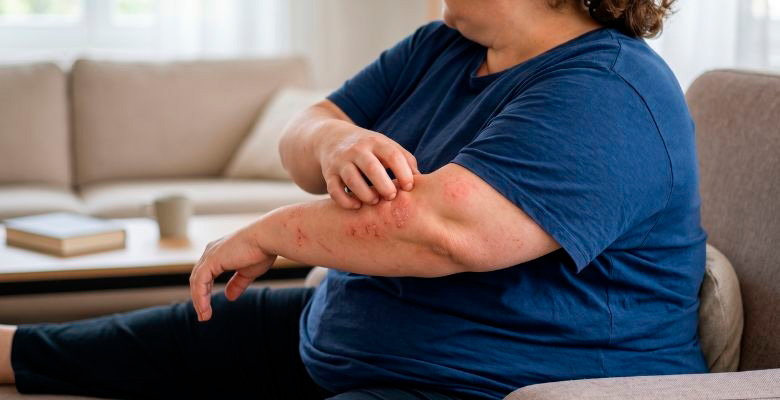 Psoríase e obesidade: uma ligação bidirecional que redefine a gravidade da doença e a resposta ao tratamento